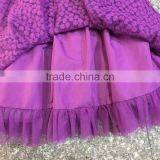Girls' Stocklots Latest Designs Purple Fancy Party Dress thumbnail-4