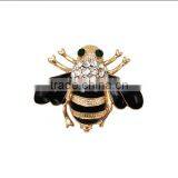 High End Zinc Alloy Enamel Bee Brooch Gold Plated Bee Brooch for Men Suit 2017 thumbnail-1