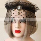 Venice Style Party Princess Mask,sexy Black Lace Half Face Mask,women Halloween Gift Masks thumbnail-2