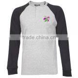 Crew Neck Embroidered Raglan Long Sleeve Sweateshirt thumbnail-1