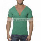 Button Down Slim Fit t Shirt Wholesale, Custom Slim Fit t Shirt thumbnail-1