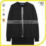 2017 Custom Made Men Hip Hop Style Fashion Cotton Fleece Crew Neck Hip Hop Jumper Sweatshirt Design thumbnail-2