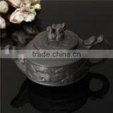New Arrival Chinese Dragon Kung Fu Tea Sets Yixing Purple Clay Teapot Black Teacup 3 Pcs/Set Tea Service High Quality Tea Set thumbnail-6