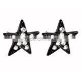 2016 Hot Sale Hiphop Earrings Star Shape Stud Diamond Body Jewelry Wholesale thumbnail-1