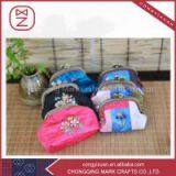 Guaranteed 100% Women Casual Purse Floral Personalized Cute Silk Fabric Travel Ticket Wallet thumbnail-3