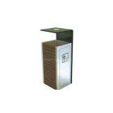 BH130-1 Baihe Steel Wooden Trash Can thumbnail-1