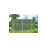Customized Prefab Garden Metal Storage Tools Shed , 10x10 feet Nature Apex Sheds