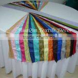 Crushed Taffeta Chair Sash for Banquet Wedding Chair Ties