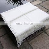 White Alpaca Throw Blanket thumbnail-1