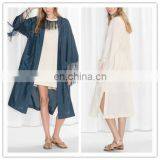 Hot Sale Fringe Silk Robes Kimono For Women thumbnail-1