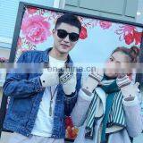 Lady's Fingerless Flip Up Wool Knit Gloves Mittens Winter Hand Warmer thumbnail-5