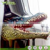 Customer Made Giant Animatronic Animal Model Crocodile Head thumbnail-2