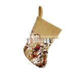 christmas decoration ornaments gold sequin ableware cultery christmas stocking