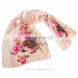 custom print chinese rectangle 100% silk turkish scarves