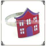 purple house napkin ring for wedding favor