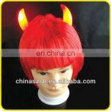 Led Flashing ox Horn Wigs