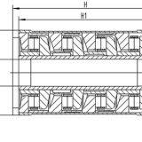 86TI893 18*93*258mm Customized Eight-stage Basic Tandem Thrust Bearings thumbnail-2