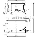 Stech Camping Use Small Lpg Cylinder 6kg Lpg Cylinder With Lower Price thumbnail-3
