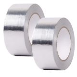 Preservative Chemical Resistant Alu Glass Cloth Tape -10~+60C Temperature Insulation Aluminum Foil Fiberglass Tape