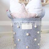 Wholesale Felt Storage Bin Storage Box Felt Laundry Storage Basket thumbnail-3