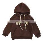 Baby Girls Casual Letter Print Fleece Hoodie Sweatshirt Sweater Beige 2 Colors 4 Size thumbnail-6