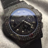 Black Automatic Carbon Fiber Watch For Men