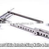 Orthopedic Surgical Instruments New Expert Tibial Interlocking Intramedullary Nails Instrument Set for Bone Surgery thumbnail-1