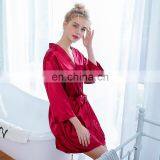 3/4 Sleeve Satin Fabric Uniforms Spa Salon Uniform Ladies thumbnail-1