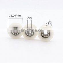 5-21-7MM 605 Bearing Sliding Wardrobe Door Roller for Sliding Wardrobe thumbnail-2