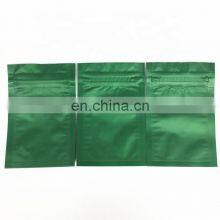 Matte Frosted 3 Side Seal Bag Green Mini Zip Lock Bags 3 Side Seal Zipper Bag Mylar Food Packaging Pouch PE Food Package Free thumbnail-2