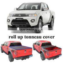 Waterproof Alloy Soft Roll Up Bar Mitsubishi Triton Pickup Truck Bed Topper Retractable Retracting Cargo Tonneau Covers for L200 thumbnail-2