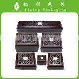 Durable Economy 2016 New Design Top Quality Wedding Invitation Fancy Wooden Chocolate Box, Gift Box Set Quality Choice thumbnail-1