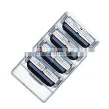 3 Blade Razor Cartridges 4pcs Blade Replacement Spare For Standard Beard Shaver Trimmer Blades thumbnail-3