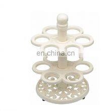 White Powder Coated Egg Stand for Sale