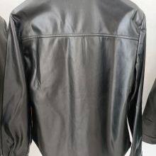 Ladies'faux Leather Shirt thumbnail-3