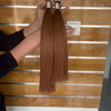 Brown Color Straight I Tip Human Hair Extension With Factory Price thumbnail-2