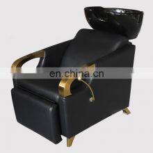 Hair Salon Furniture Back Washing Unit Salon Ceramic Basin Beauty Shampoo Chair Shampoo Bed thumbnail-2