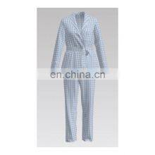 2022 Fashion CHECK Super Comfort Hot Sale 100%C DOUBLE LAYER FABRIC for Shirt & Baby Clothes & Home Dress