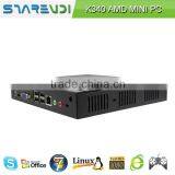 Good Bargain Barebone Mini pc Ubuntu Mini pc K340 AMD E2-1800 Dual Core 1.7G 18W Power Consumption thumbnail-4
