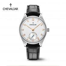 Stainless Steel Water Resistance Man Mechanical Watches Genuine Leather Automatic Watch thumbnail-5