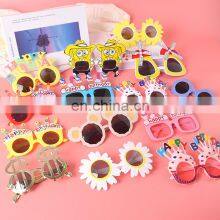 Hot Sale Birthday Funny Glasses Colorful Cartoon Happy Birthday Party Supplies Kids Adult Eye-Glasses thumbnail-5
