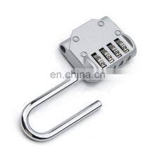 Amazon Hot Seller 4 Digit Zinc Alloy Long Shackle Password Combination Locks Luggages Door Safety Pad Lock thumbnail-5