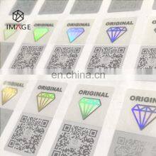 Silver Custom Security 3D Hologram Sticker With Fixed QR Code thumbnail-2
