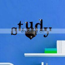 3D DIY Wall Stickers ps Plastic Mirror Wall Sticker Alphabet English Letters Home Decoration Creative Mirror Wall Sticker thumbnail-2