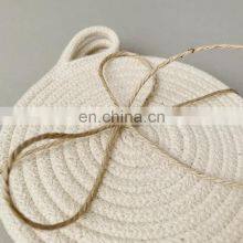 Hot Sale Coasters Set Cotton Rope Set of 4 Natural Beige Custom Color and Size as Requested Vietnam Supplier thumbnail-5