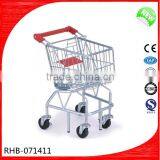 Easy Carry Folding Mini Kids Shopping Toy Trolley & Cart