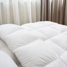 100% Cotton White Fabric 80% White Goose Down Bedding Comforter thumbnail-4