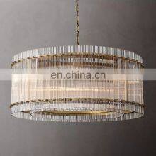 SAN MARCO Large Round Glass Chandelier Nordic Modern Living Room Dining Bedroom Ceiling Indoor Decoration thumbnail-2