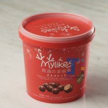 Oval Shape In Molding Label With Glossy Surface Finish And Silk Printing thumbnail-1