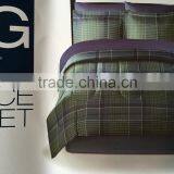 Dark Stripes Printed Polyester Quilting Quilt Supermarket Bedding Sets thumbnail-1